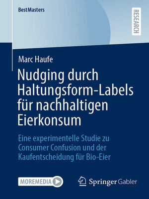 cover image of Nudging durch Haltungsform-Labels für nachhaltigen Eierkonsum